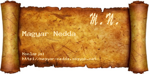 Magyar Nedda névjegykártya